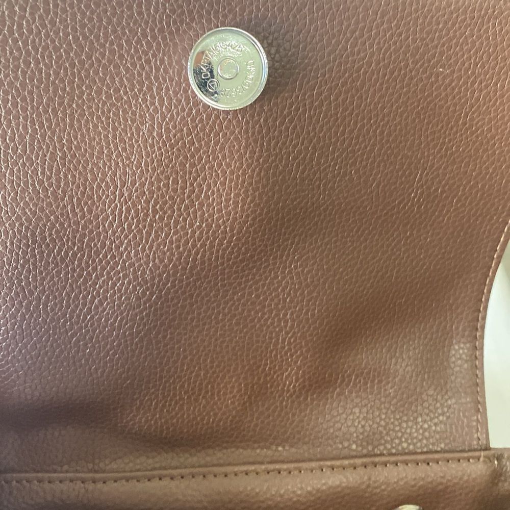 Elegant Dark Chocolate Brown Leather Backpack - Picture 7 of 9